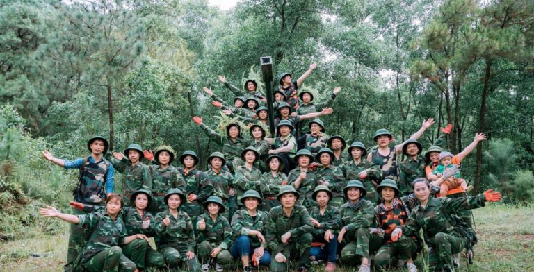 tổ chức team building quân đội chuyên nghiệp
